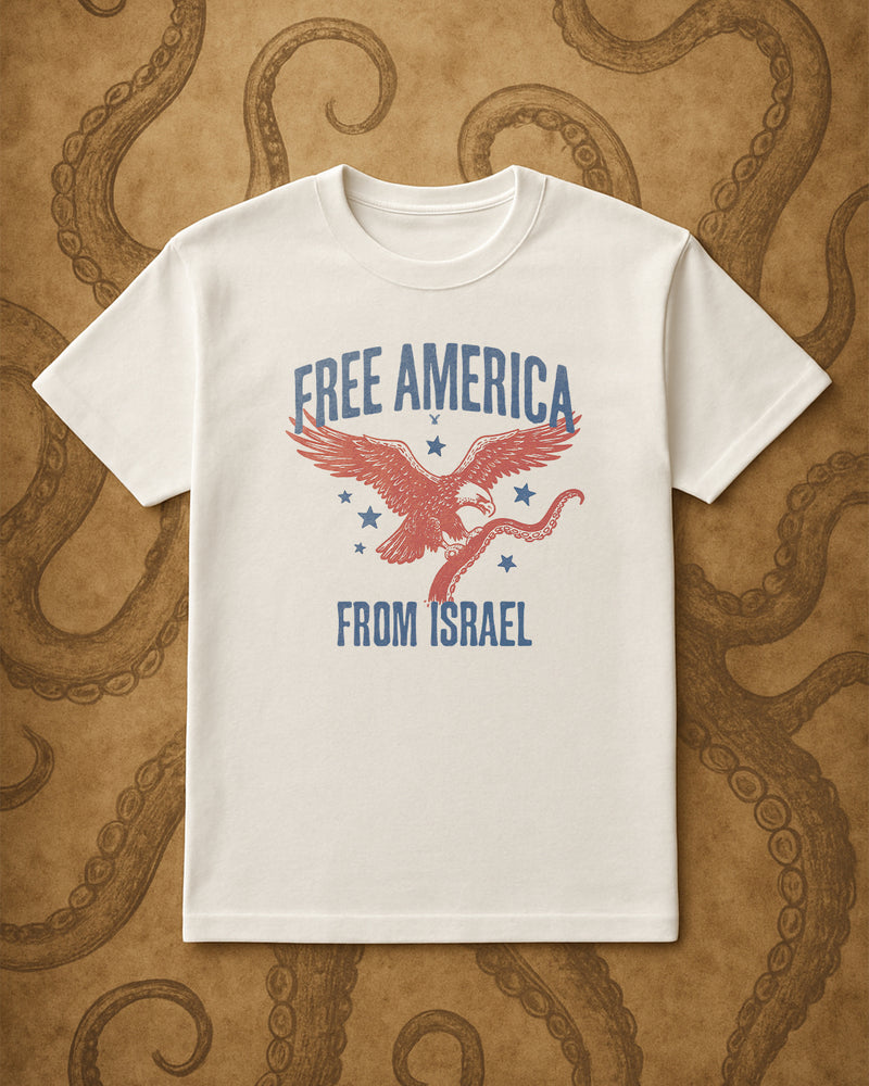 Free America From Israel - Retro - T-Shirt