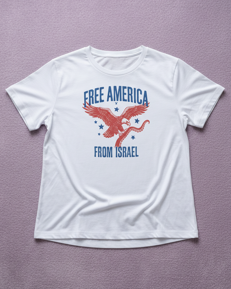 Free America From Israel - Retro - T-Shirt