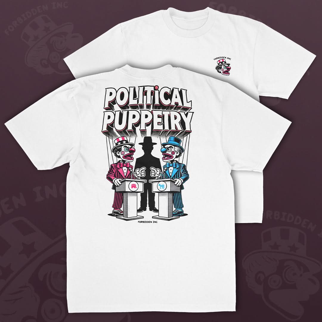 Political Puppetry - Premium Heavyweight T-Shirt – Forbidden Clothes store